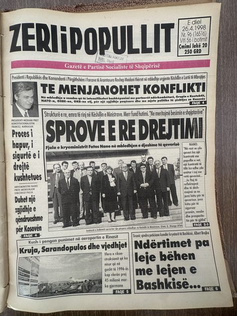 Zëri i Popullit 1998-04-26
